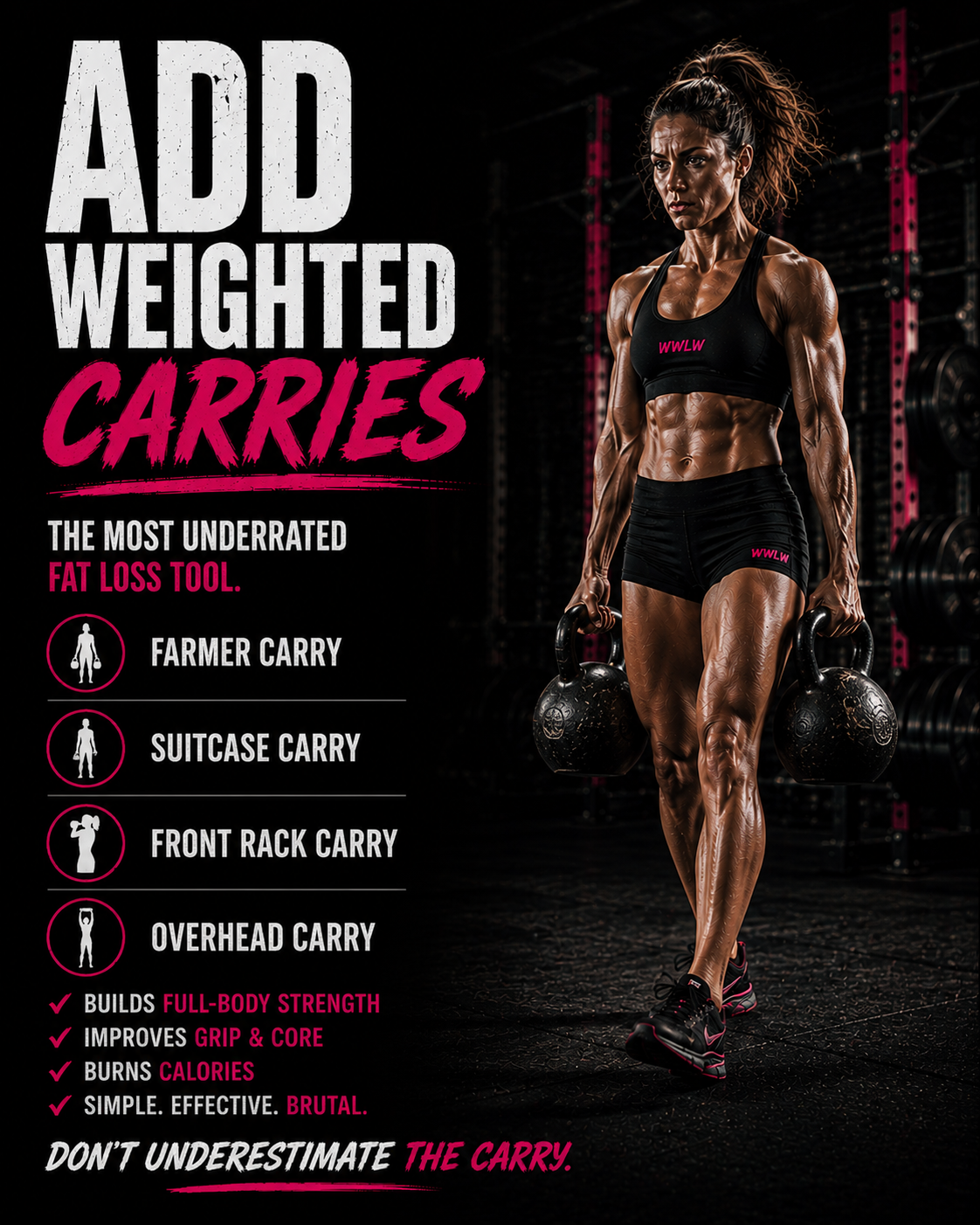 Add Weighted Carries - The Most Underrated Fat Loss Tool